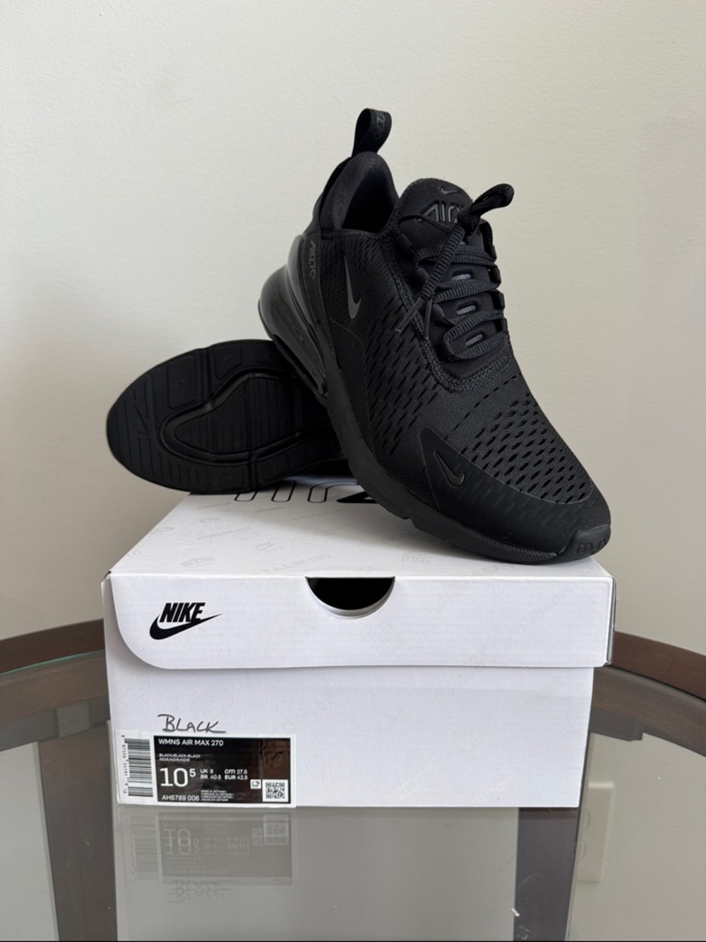 Nike Women’s Air Max 270 Sneakers - Black